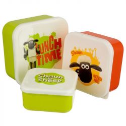 Shaun the Sheep Lunch Box Set - Cool Bag & Boxes