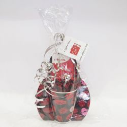 Hearts Kisses Socks & Black Lip Mug Gift Set