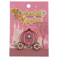 Princess Carriage Enchanted Kingdom Design Enamel Pin Badge