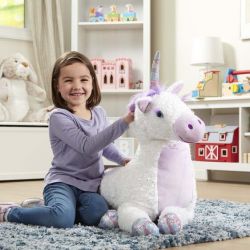 Jumbo Misty Unicorn Plush Soft Toy - Melissa & Doug