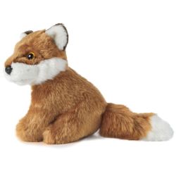 Fox Sitting Small Plush Soft Toy - 15cm - Living Nature