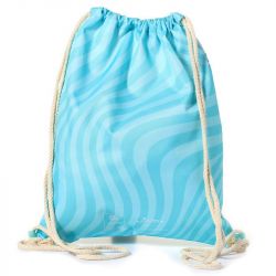 Volkswagen VW T1 Campervan Drawstring Bag - Surf's Up Blue