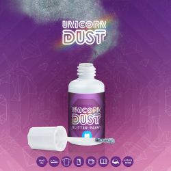 Unicorn Dust Glitter Paint - Permanent Silver Glitter Paint 