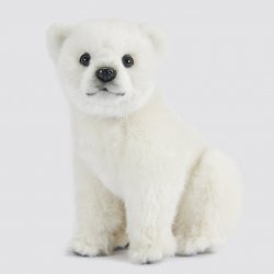 Soft Toy Polar Bear Cub by Hansa (24cm) 7042