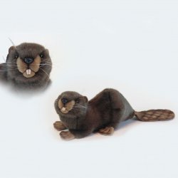 Soft Toy Beaver by Hansa (26cm) 3841
