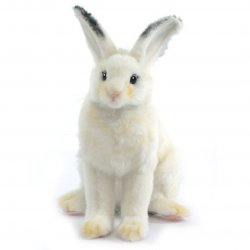 Soft Toy Arctic, Snow Rabbit, White Bunny by Hansa (15cm) 5842