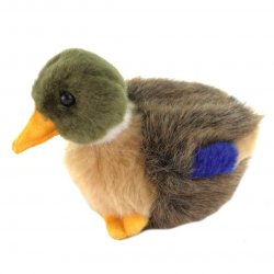 Soft Toy Water Bird, Mallard Duck by Hansa (11cm) 3570