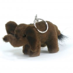 Soft Toy Elephant Keyring by Hansa (10cm) 5507