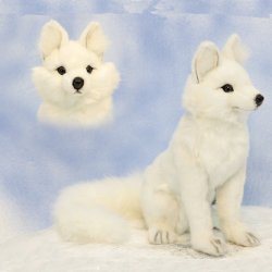 Soft Toy Snow Fox by Hansa (30cm) 6099