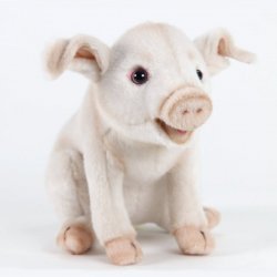 Soft Toy Pig by Hansa (20cm) 3380