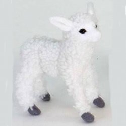 Soft Toy Lamb White by Hansa (15cm) 5290