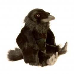 Soft Toy Raven Bird by Hansa (25cm) 4943