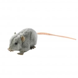 Soft Toy Grey Rat by Hansa (12cm) 5579