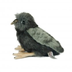 Soft Toy Bird, Pigeon Chick by Hansa (15cm) 7044
