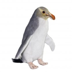 Soft Toy Bird, Yellow Eyed Penguin by Hansa (22cm) 7089