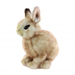 Soft Toy Pygmy Rabbit Cream by Hansa (18cm.L) 8128