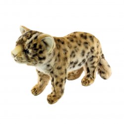 Soft Toy Amur Leopard Cub Wildcat by Hansa (24cm.L) 7943