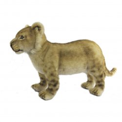 Soft Toy Lion Wildcat Cub Standing by Hansa (70cm) 7891