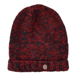 Pure wool - turn up - two tone slouch hat - red/charcoal