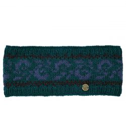 Pure Wool Fleece Lined - Headband - Alpine - Teal