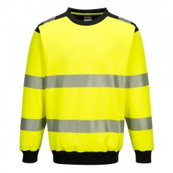 PW3 Hi-Vis Crew Neck Sweatshirt