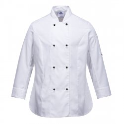 Rachel Ladies Long Sleeve Chefs Jacket