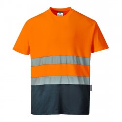 Two Tone Cotton Comfort T-Shirt