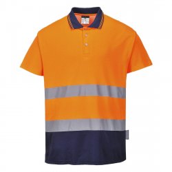 Two Tone Cotton Comfort Polo