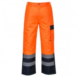 Hi-Vis Contrast Trousers - Lined