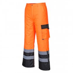 Hi-Vis Contrast Trousers - Lined