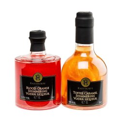 9ct Shimmering Stacker Duo - 1 x 9ct Toffee Vodka & 1 x 9ct Blood Orange Vodka Stacker