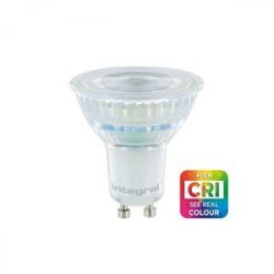 INTEGRAL REAL COLOUR GU10 BULB 420LM 5W 4000K DIMMABLE 36 BEAM CRI95 (ILGU10DE113)