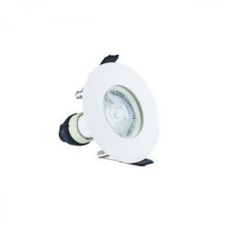 INTEGRAL EVOFIRE FIRE RATED DOWNLIGHT 70MM CUTOUT 4PACK IP65 WHITE ROUND +GU10 HOLDER (ILDLFR70D001-4)