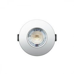 INTEGRAL EVOFIRE+ FRDL 70MM CUTOUT IP65 390LM 3.8W 2700K 36 BEAM DIMMABLE 102LM/W POLISHED CHROME ROUND (ILDLFR70D033)