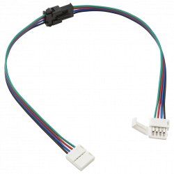 Knightsbridge 12V / 24V LED Flex Connector - RGB (CONFLEX4P)