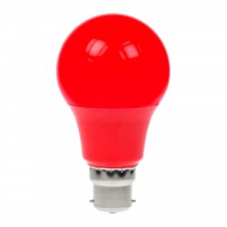 Pro-lite GLS LED 6W BC 240V RED DIMMABLE - (GLS/LED/6W/BC/RED/D)