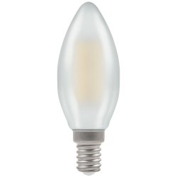 Crompton 5w LED Candle Filament Pearl Dimmable 2700K  SES-E14 - (7208)