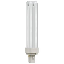 Crompton 18w CFL Double Turn D Type 3500K  G24d-2 2-Pin - (CLD18SW)