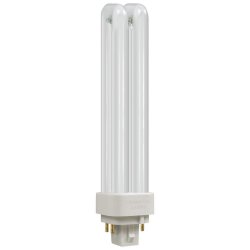 Crompton 18w CFL Double Turn DE Type  Dimmable  3000K  G24q-2 4-Pin - (CLDE18SWW)