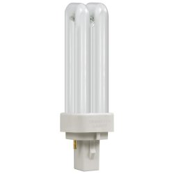 Crompton 10w CFL Double Turn D 3000K  G24d-1 2-Pin - (CLD10SWW)