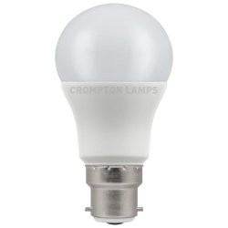 Crompton LED GLS Thermal Plastic  5.5W  2700K  BC-B22d (11694)