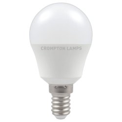 Crompton LED Round Thermal Plastic  5.5W  4000K  SES-E14 (11557)