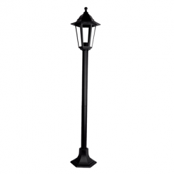 Meridian 60W ES PLASTIC BOLLARD LANTERN BLK IP44 - (BLD60B)