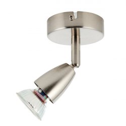 Saxby Amalfi Satin Nickel 1lt Single Spotlight (G2521013)