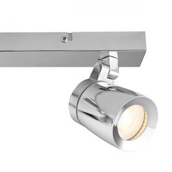 Saxby Knight 35W Chrome Bathroom Triple Spotlight Bar (39168)