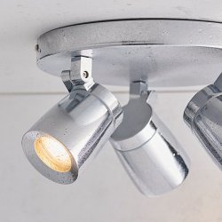 Saxby Knight 35W Chrome Bathroom Ceiling Light (39167)