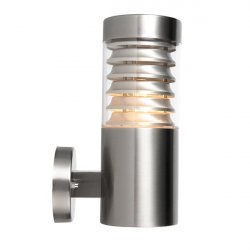 Saxby Equinox Stainless Steel 60W 1lt Outdoor Wall Light (49909)