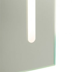 Saxby Nico LED 10W Silver Shaver Mirror (60899)
