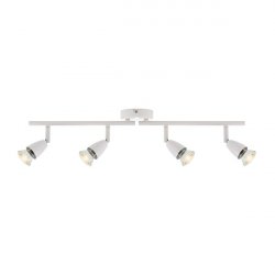 Saxby Amalfi White 50W 4Lt Spotlight Bar (60993)