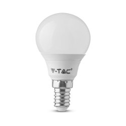 V-Tac 5.5W Golf Ball Plastic Bulbs-Samsung Chip 3000K E14 (VT-236)